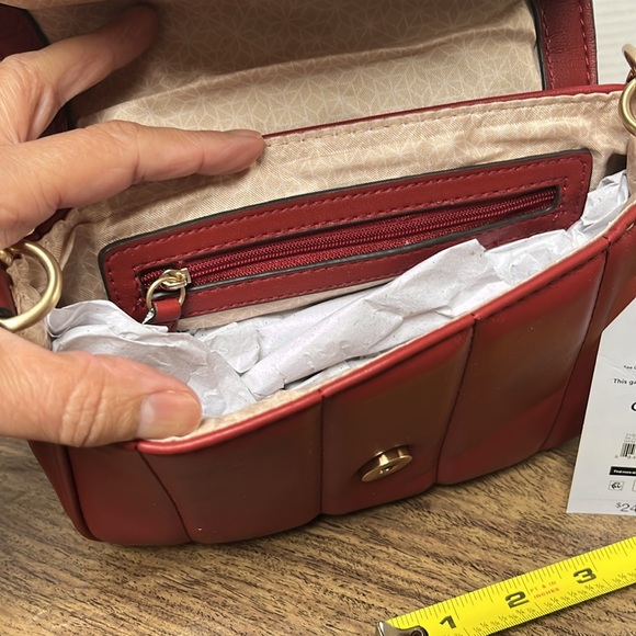 NWT Time and Tru Women's Camber Crossbody Handbag Red - Picture 12 of 15